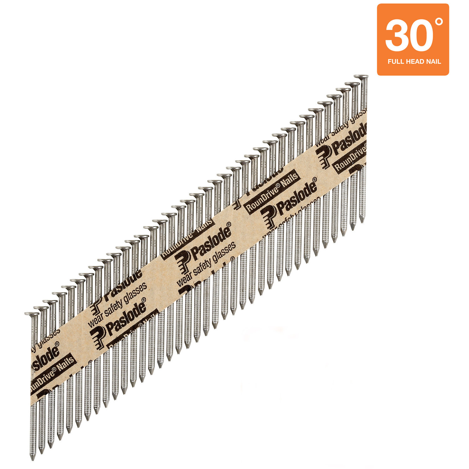 Photos - Nail / Screw / Fastener Paslode RounDrive 2-3/8 in. L X 16 Ga. Straight Strip Brite Framing Nails 