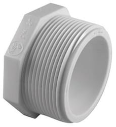 Charlotte Pipe Schedule 40 3 in. MPT PVC Plug