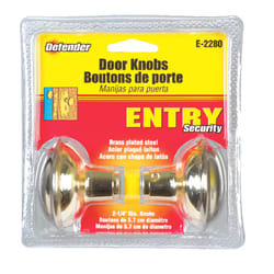 Prime-Line Bright Brass Replacement Knobs Right or Left Handed Prime-Line Bright Brass Replacement Knobs Right or Left Handed