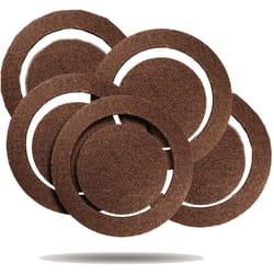 Rockwell 5 in. Aluminum Oxide/Metal Hook and Loop Random Orbital Sanding Disc 150 Grit 5 pk