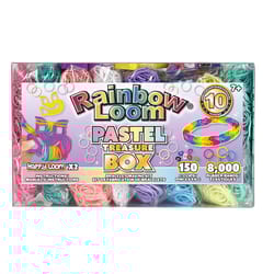 Rainbow Loom Treasure Box Pastel Bracelet Making Kit Multicolored