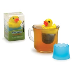 RSVP International Endurance Yellow Plastic/Stainless Steel Floating Teas Infuser-Ducky