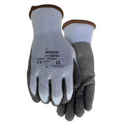 Watson Gloves XL Polyester Stealth Hybrid Gray Dipped Gloves