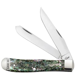 Case Multicolored Stainless Steel 4 in. Trapper Knife