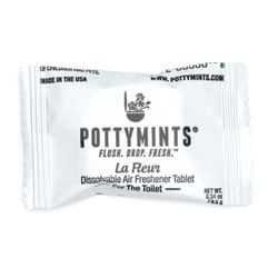 POTTYMINTS La Fleur White Dissolvable Toilet Freshener 6 pk