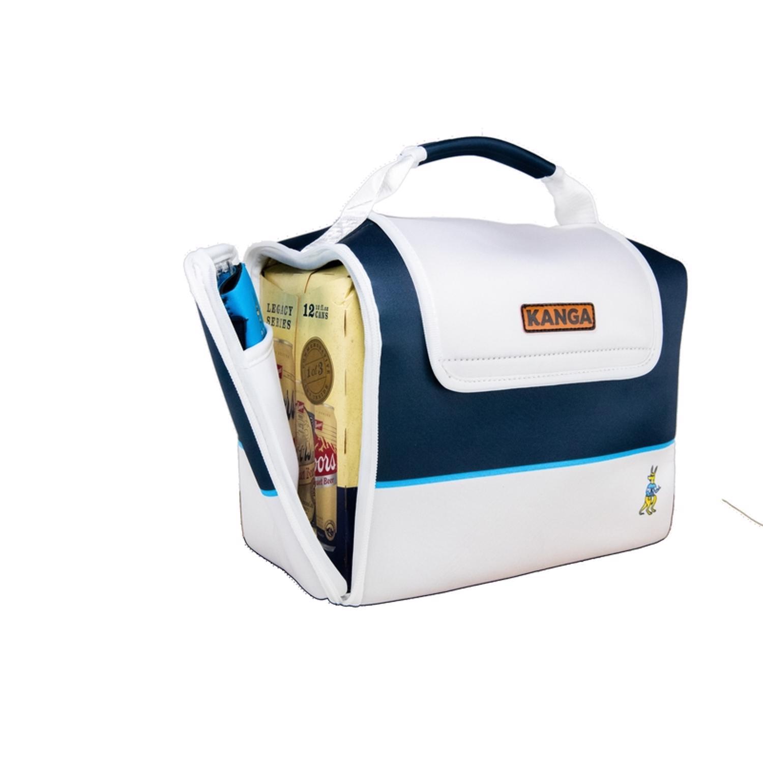 Kanga Kase Mate Navy/White 12 cans Soft Sided Cooler Sansujyuku sansujyuku.com
