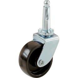 Shepherd Hardware 1-1/4 in. D Swivel Plastic Caster Wheel w/Stem 40 lb 4 pk