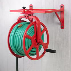 Liberty Garden Revolution 125 ft. Red Wall Mounted Hose Reel