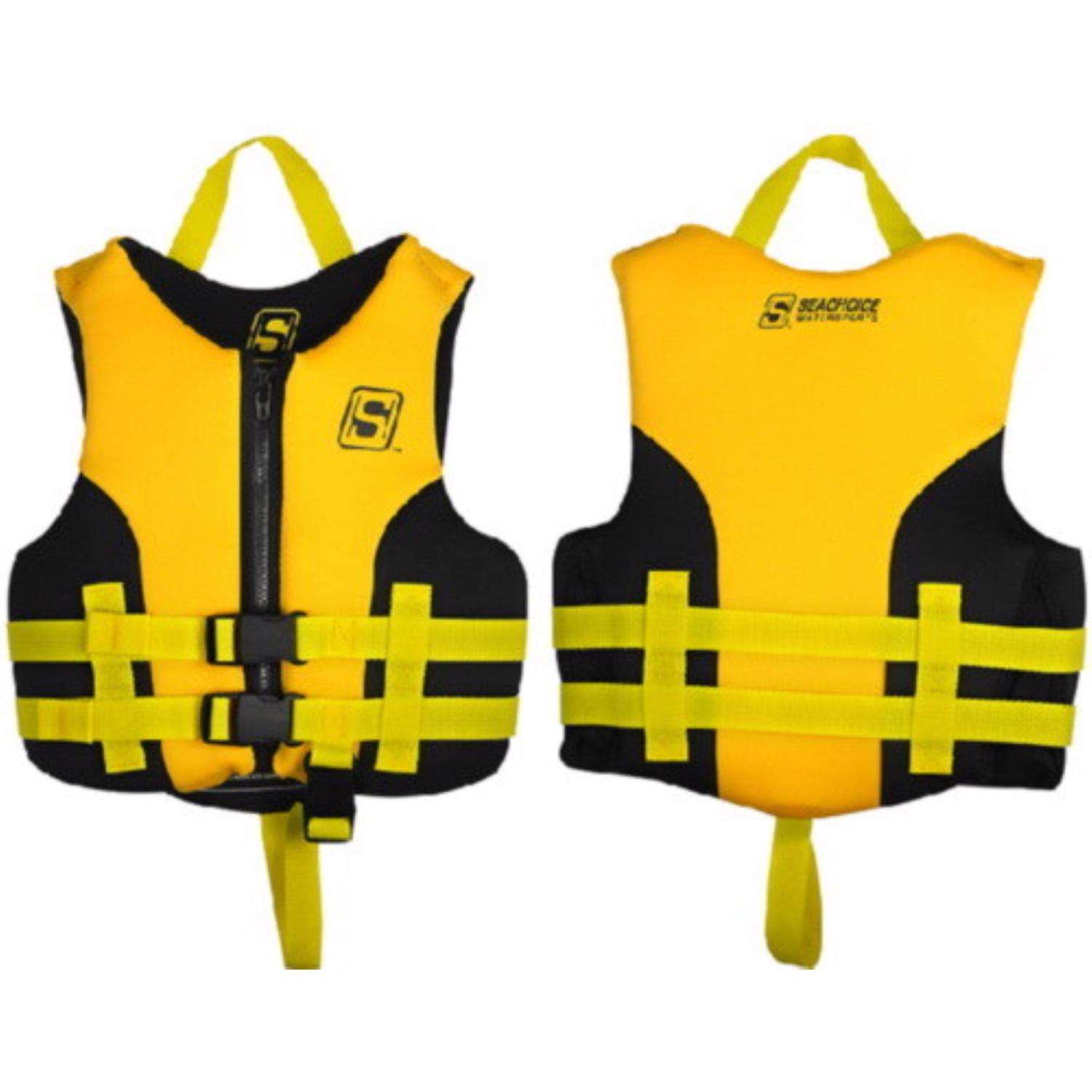 Seachoice Evoprene Child Sizes Black/Yellow Life Vest - Ace Hardware