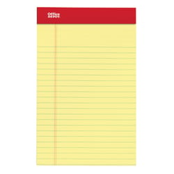 Office Depot 5 in. W X 8 in. L College Ruled Wire Bound Perforated Writing Pads