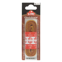 Kiwi Outdoor 72 in. Gold &  Brown Boot Laces