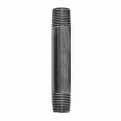 STZ Industries 1/4 in. MIP each X 1/4 in. D MIP in. Black Steel 4-1/2 in. L Nipple