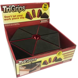 Milescraft TriGrips Black/Red Non-Slip Work Supports