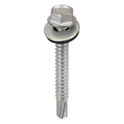 Acorn International No. 14 Sizes X 1.5 in. L Hex Hex Head Self-Drilling Screws w/Washers 250 pk