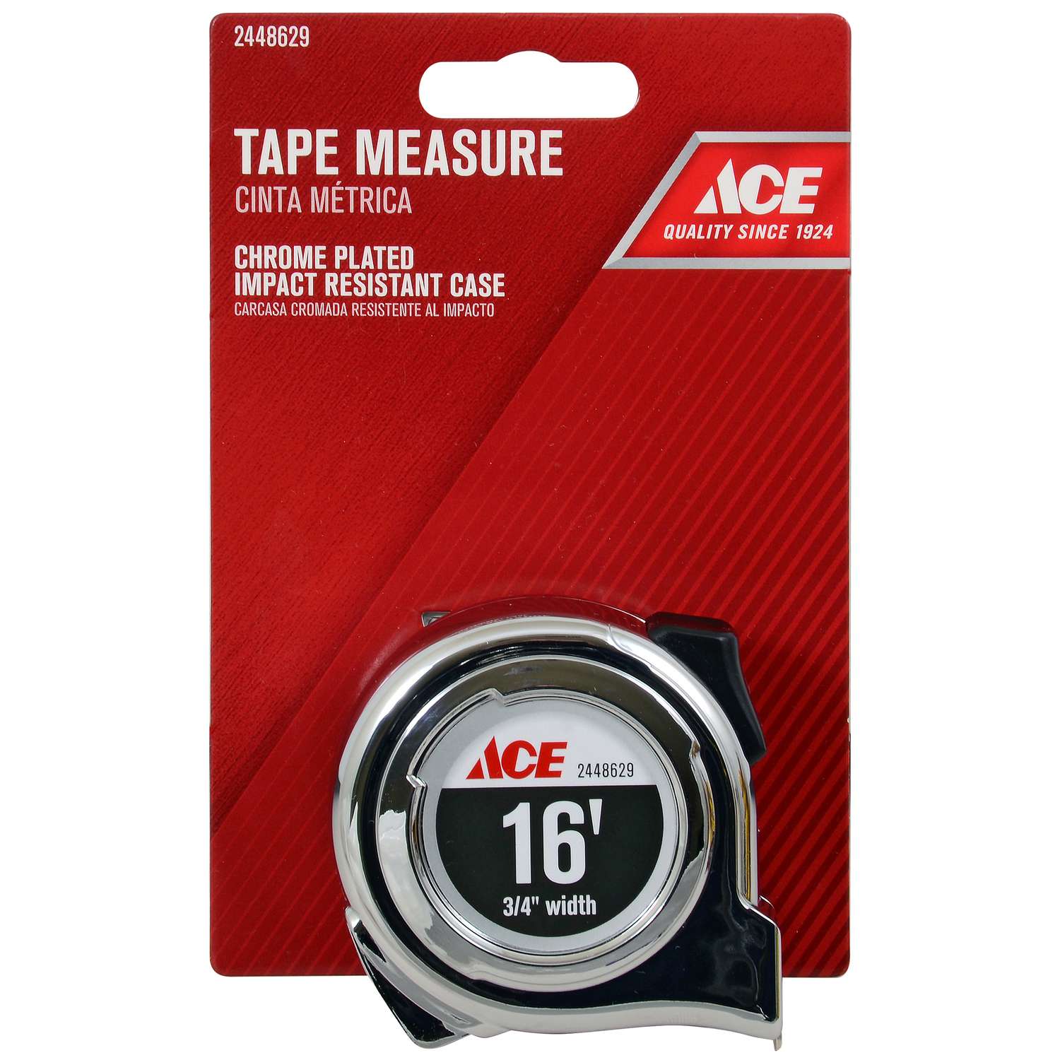 Ace 16 ft. L X 0.75 in. W Tape Measure 1 pk Ace Hardware