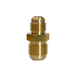 ATC 1/2 in. Flare X 3/8 in. D Flare Yellow Brass Reducing Union