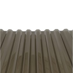 Tuftex 26 in. W X 12 ft. L Polycarbonate Roof Panel Brown