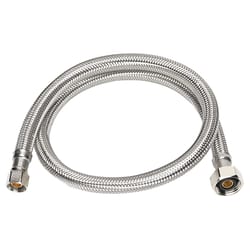 Ace 3/8 in. Compression X 1/2 in. D FIP 36 in. Stainless Steel Supply Line