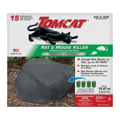 Tomcat Rockscape Bait Station and Bait Blocks For Mice and Rats 1 pk - Ace  Hardware