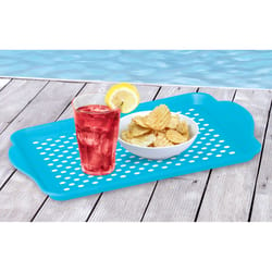 OGGI Aqua Plastic/Silicone Serving Tray