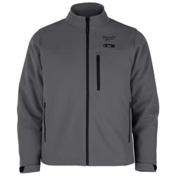 Milwaukee M Unisex Heated Jacket with Charger/Power Source Only Gray