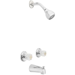 OakBrook Essentials 2-Handle Chrome Tub and Shower Faucet
