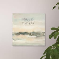 P Graham Dunn 11 in. H X 0.625 in. W X 11 in. L Canvas Always Stay Humble and Kind Wall Decor