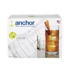 Anchor Hocking Clear Glass Glassware Set 16 pk