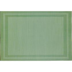 Pacific Merchants Laguna Designer Placemats Green Vinyl Placemats 18 in. L X 12 in. W