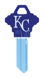 HILLMAN MLB Kansas City Royals House/Office Key Blank 68 SC1 Single For Schlage Locks