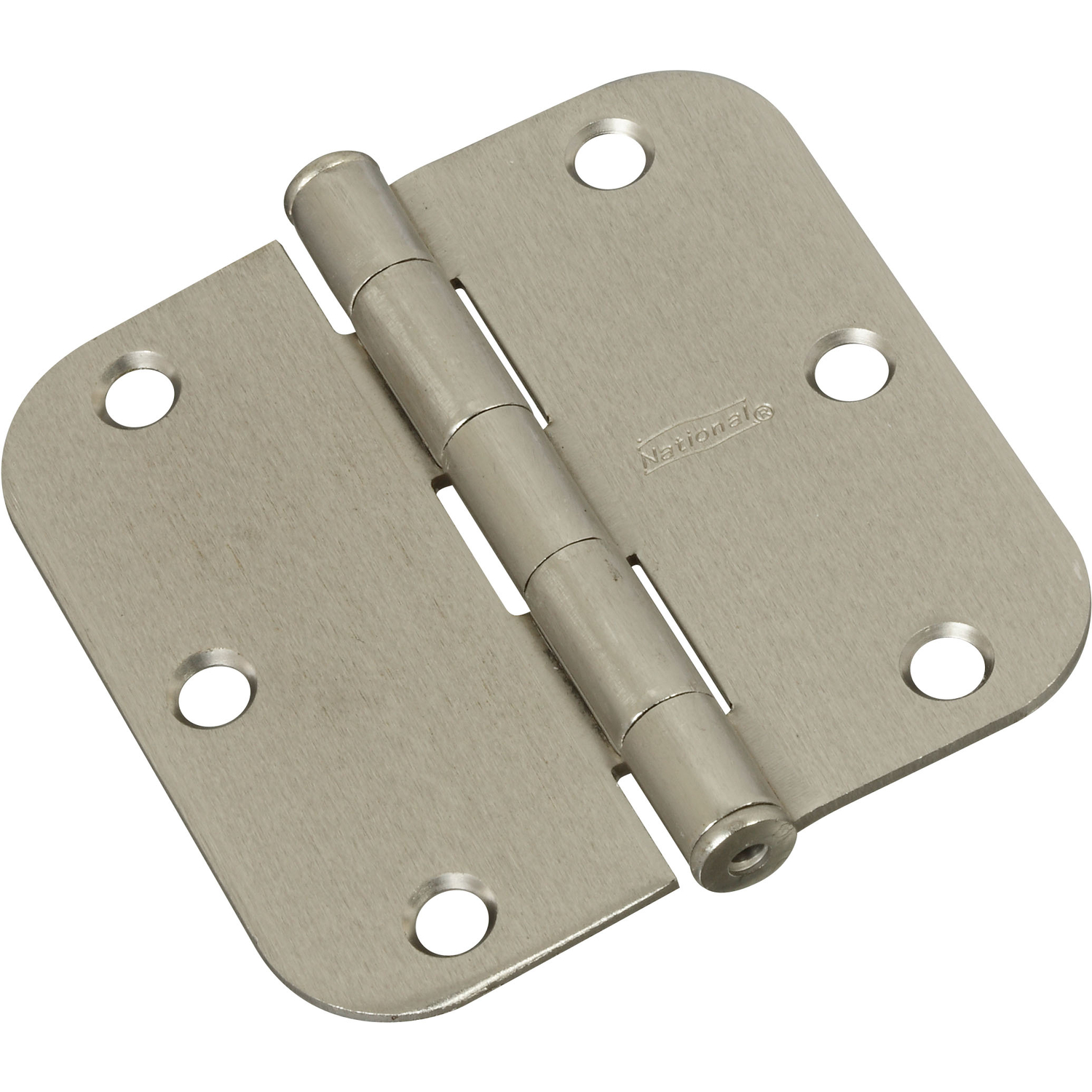National Hardware 3 in. L Satin Nickel Door Hinge 1 pk - Ace Hardware