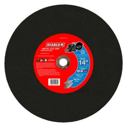 Diablo 14 in. D X 20 mm Aluminum Oxide High Speed Metal Cut-Off Disc 1 pk