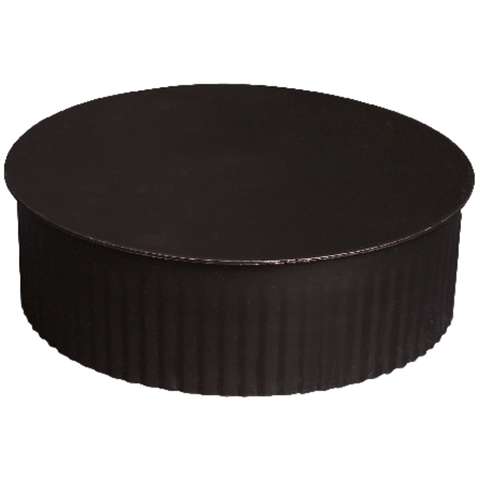 Imperial 4 in. D Steel Crimped Termination Cap - Ace Hardware
