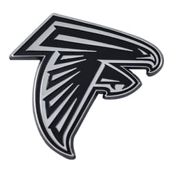Fanmats NFL Black/Silver Atlanta Falcons Emblem 1 pk