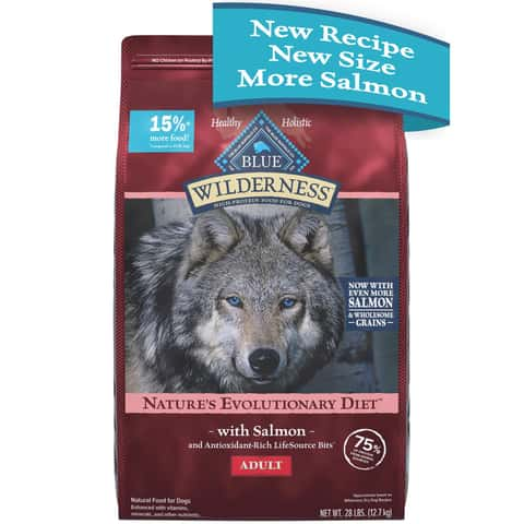 Blue wilderness clearance dog food salmon