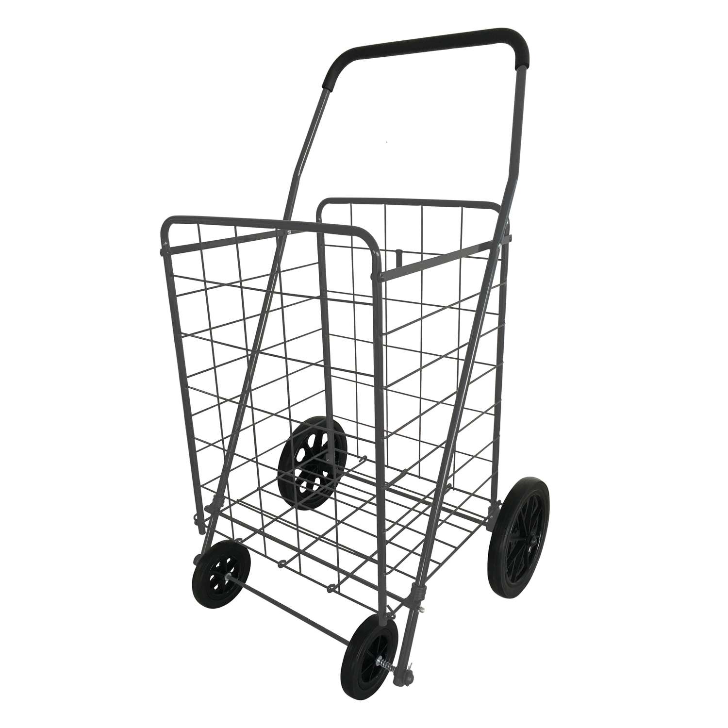 Apex 40.6 in. H x 21.7 in. W x 24.4 in. L Gray Collapsible Shopping