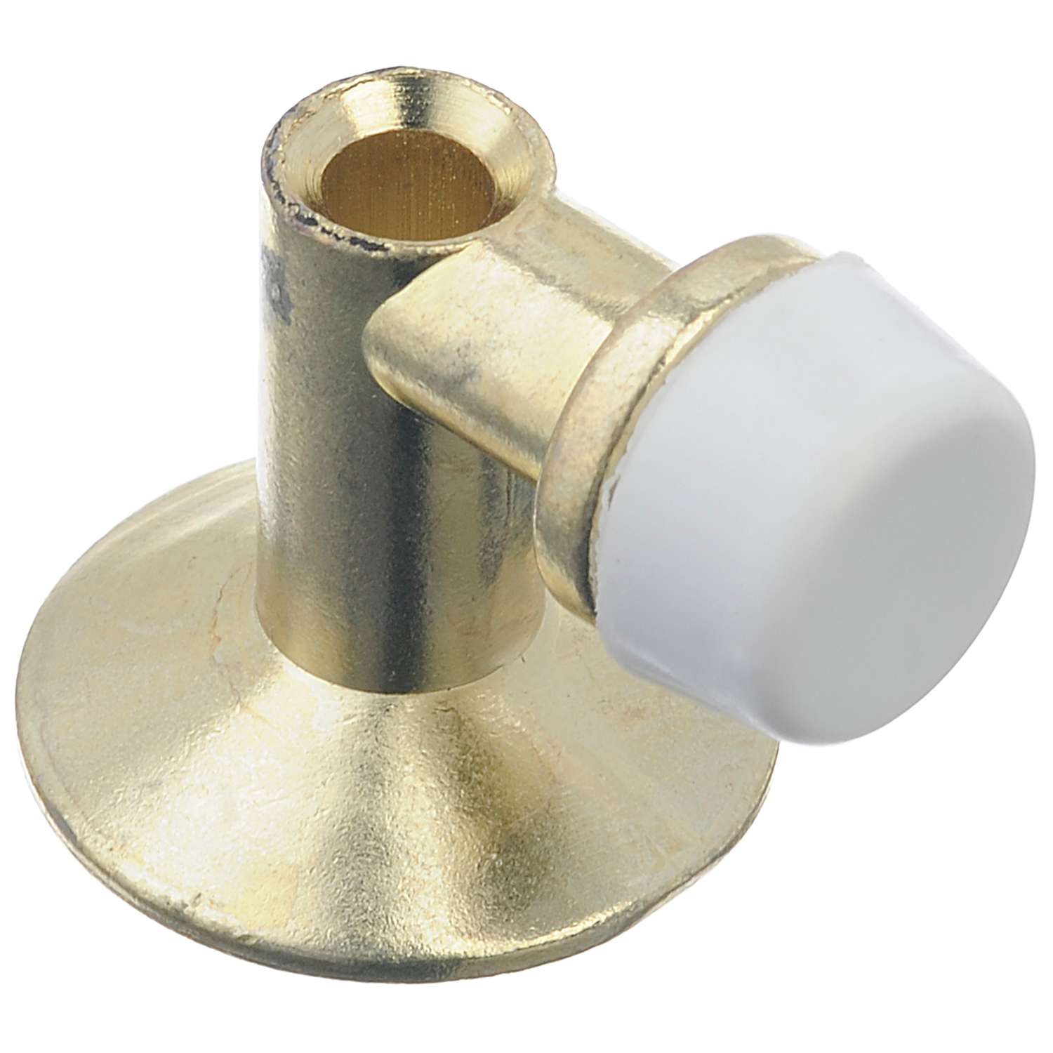 Ace 1-1/4 in. W Metal Bright Gold Door Stop Mounts to floor - Ace