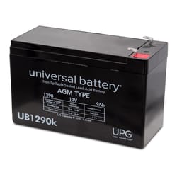 Universal Power Group UB1290k Sealed Lead-Acid 12 V 9 mAh Replacement Battery 1 pk