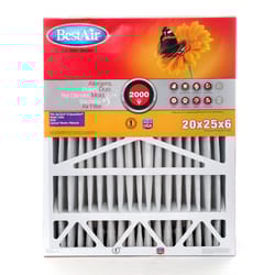 BestAir 25 in. W X 20 in. H X 6 in. D 11 MERV Pleated Air Filter 1 pk