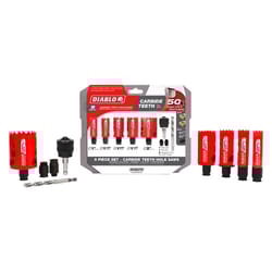 Diablo Diablo Mandrel 2-3/8 in. L Hole Saw Kit