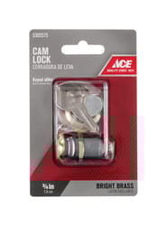 Ace Bright Brass Silver Brass Cam Lock