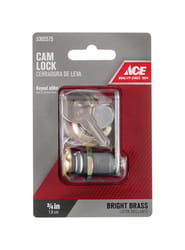 Ace Bright Brass Silver Brass Cam Lock