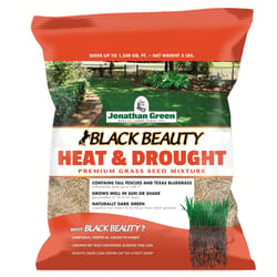 Jonathan Green Black Beauty Heat & Drought Mixed Sun or Shade Grass Seed 3 lb