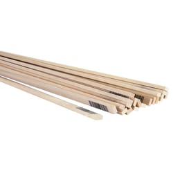 Midwest Products 3/16 in. X 3/8 in. W X 2 ft. L Balsawood Strip #2/BTR Grade