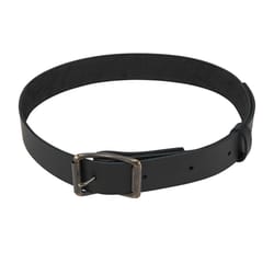 Klein Tools 38 in to 46 in. Leather Belt 1.5 in. W Black