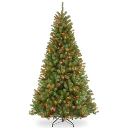 National Tree Company 7-1/2 ft. Full Incandescent 550 ct North Valley Spruce Christmas Tree