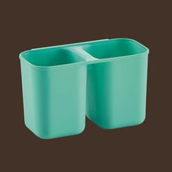 Farberware 17 in. L X 12 in. W X 6.3 in. H Teal Steel Dish Rack