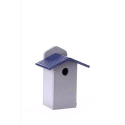 Birds Choice Green Solutions 11.5 in. H X 9 in. W X 6.5 in. L Polyresin Bird House