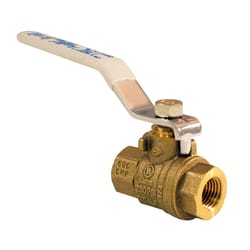 Apollo 94ALF-A Series 1/4 in. Brass FNPT Ball Valve Full Port Quarter-Turn Lever For Water/Oil/Gas