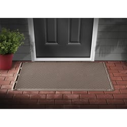 WeatherTech Outdoor Mats 30 in to W X 60 in to L Brown Thermoplastic Door Mat